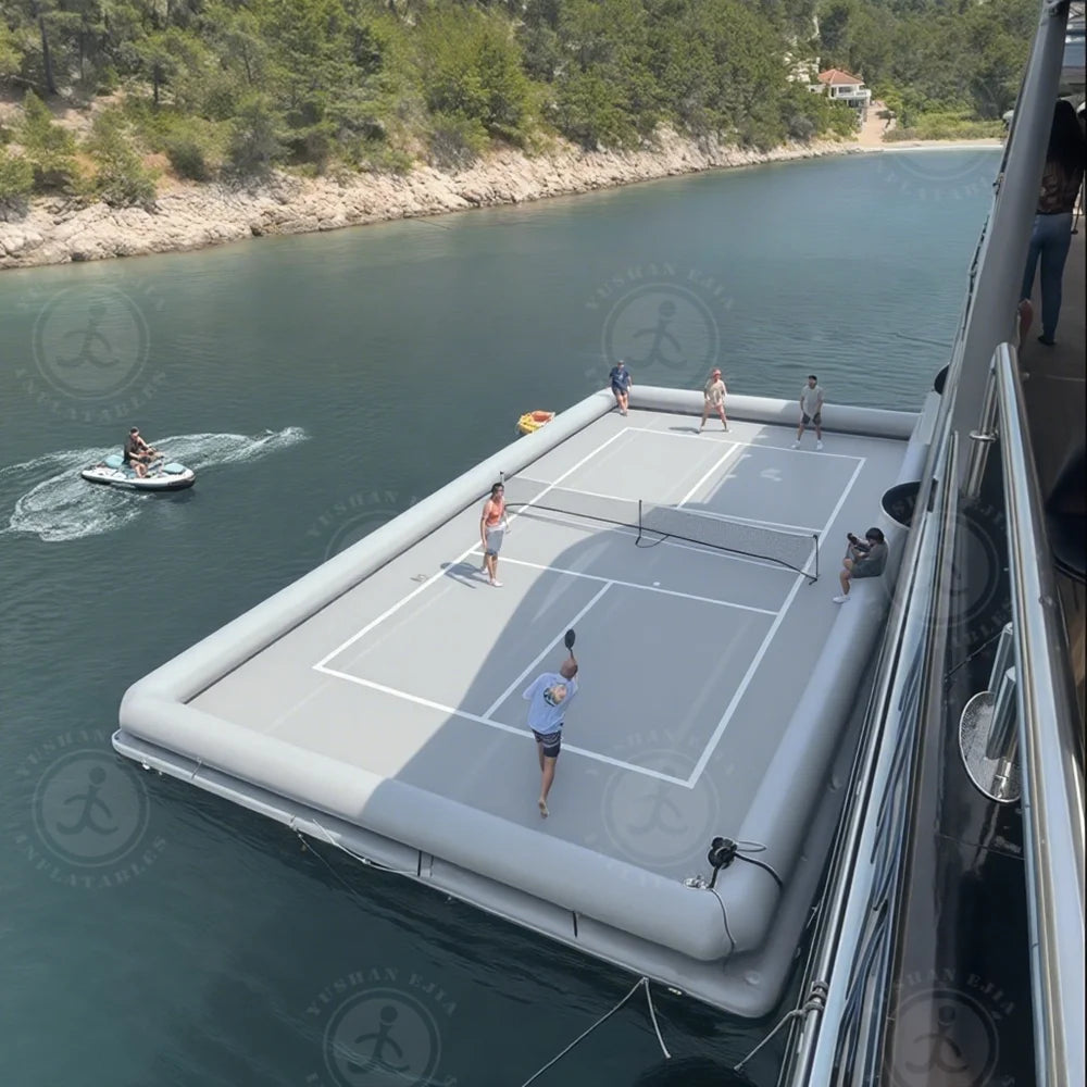 Inflatable Pickleball Court Waterproof Floating Beach Platform | Got ...