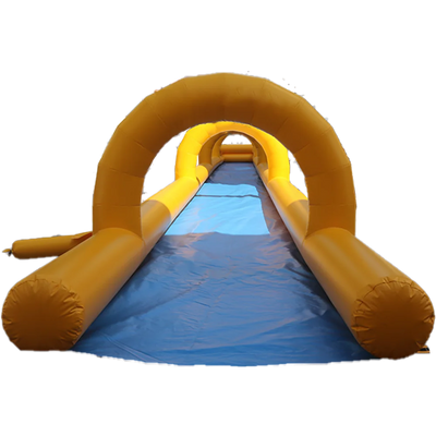 Yellow Blue Inflatable Slip N Slide Water Slide