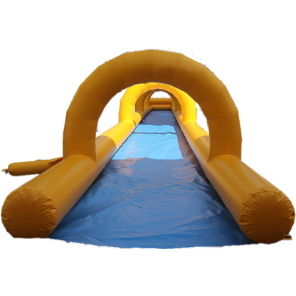 Yellow Blue Inflatable Slip N Slide Water Slide