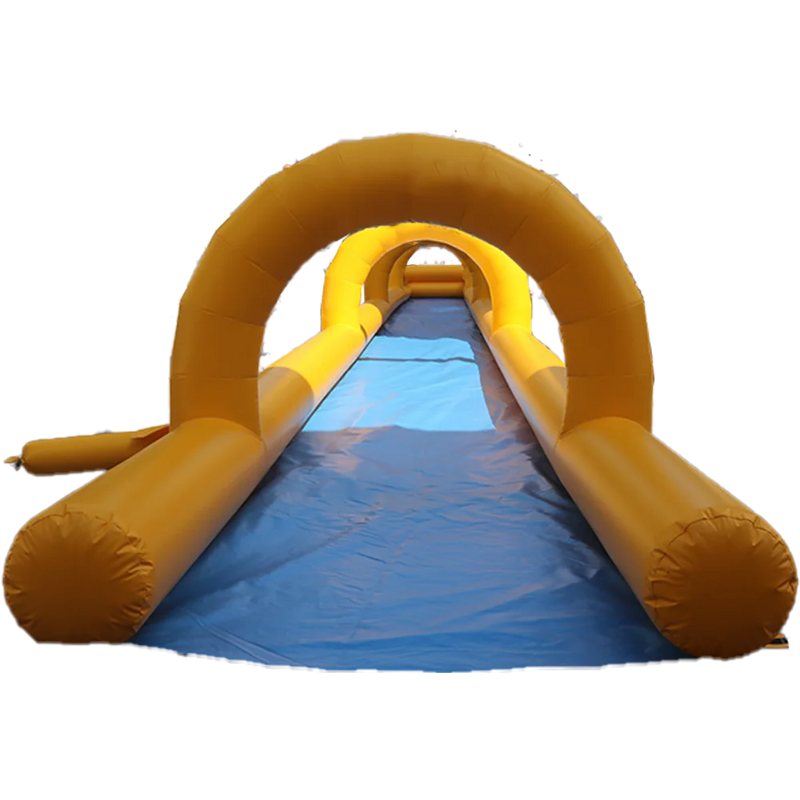 Yellow Blue Inflatable Slip N Slide Water Slide