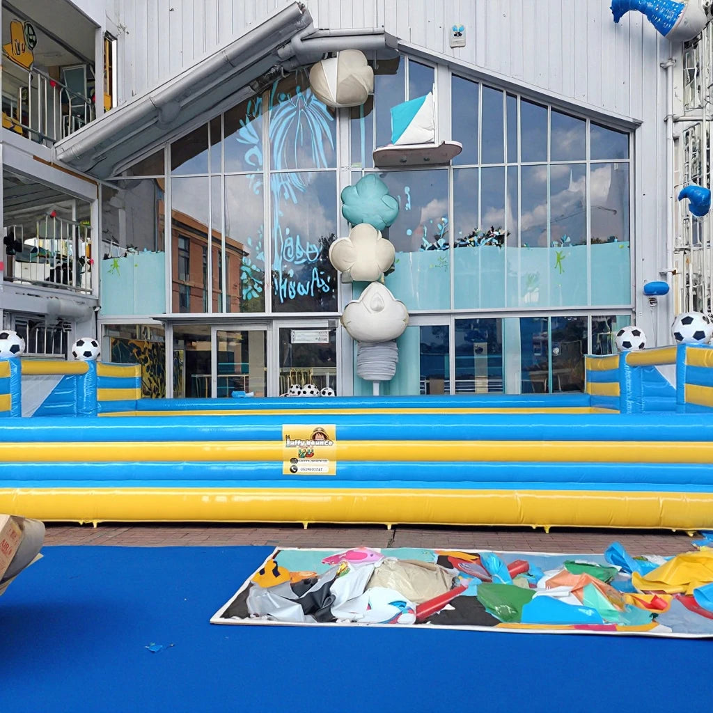 Inflatable Football Playground 49 FT x 23 FT Soccer Field