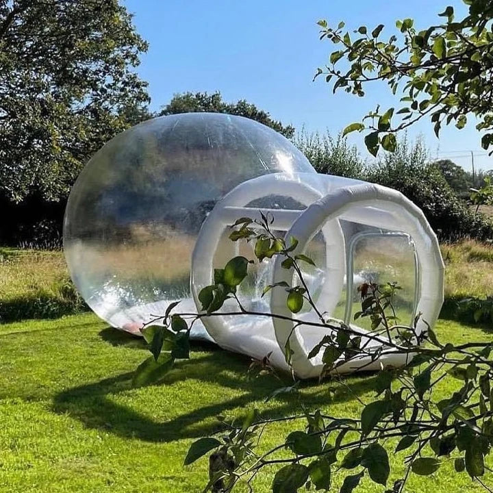Transparentes aufblasbares Blasenhaus für Outdoor-Camping
