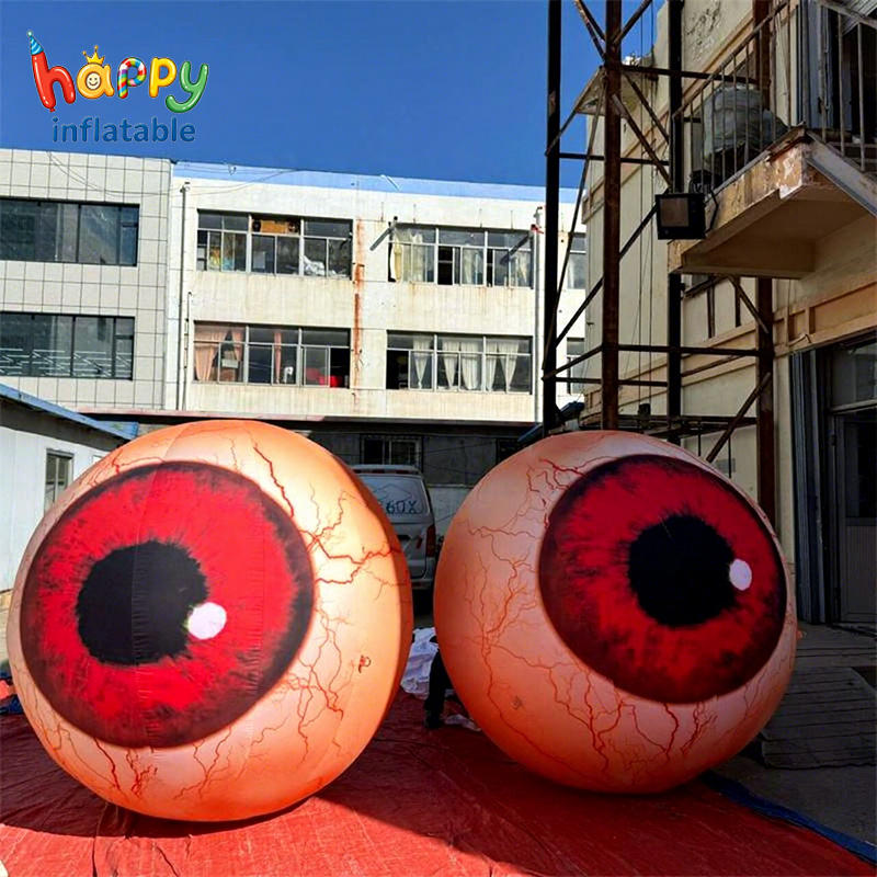 Giant Inflatable Bloody Eyeball Decor for Haunted Events