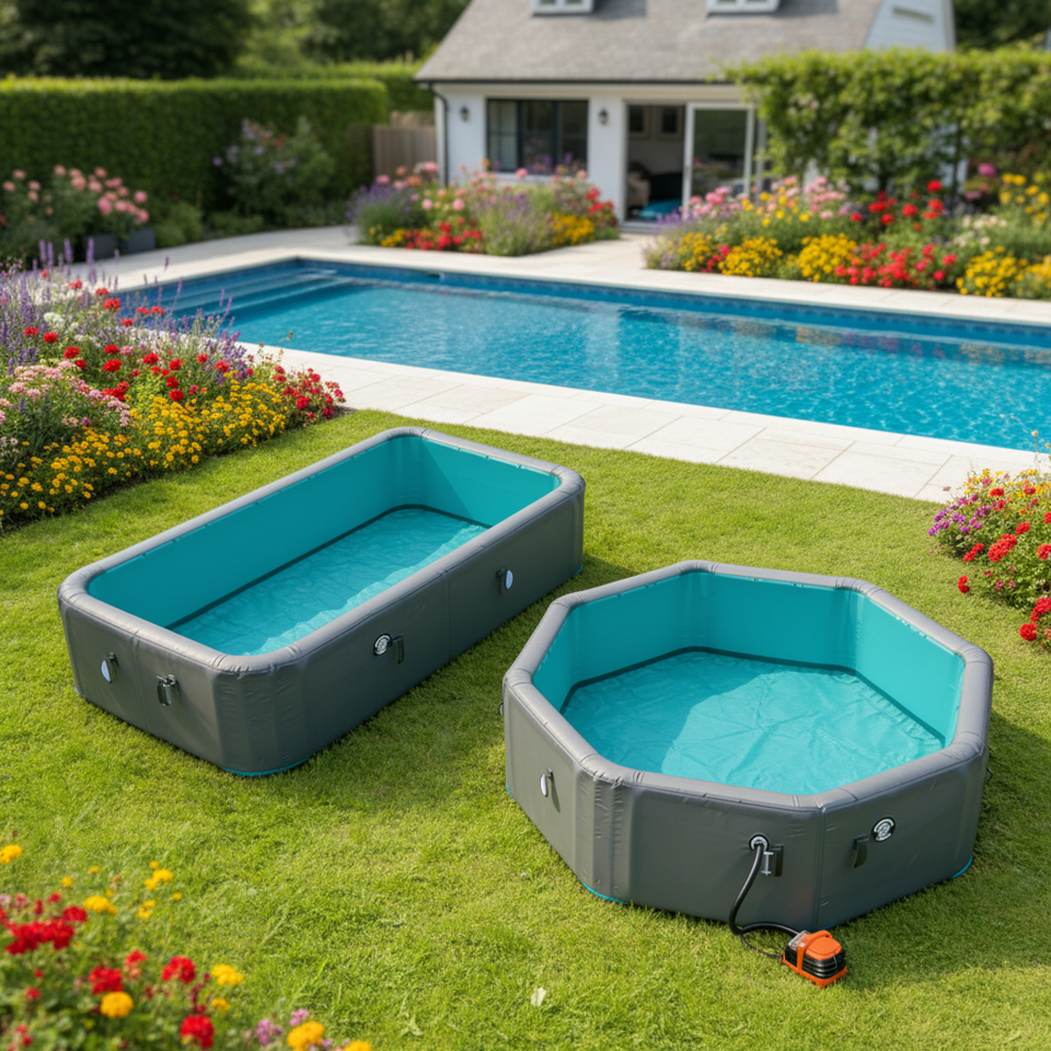 Round Shape Inflatable Swimming Pool for Backyard