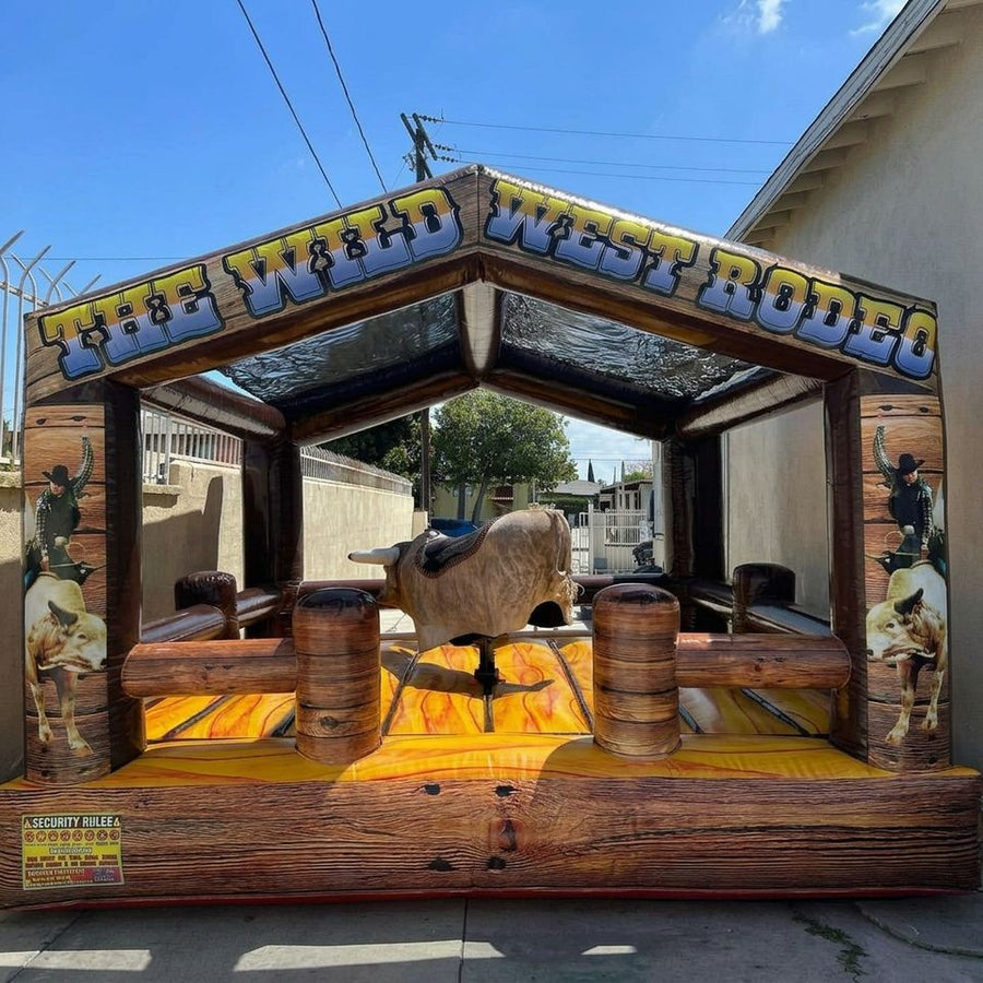 16.5 FT Inflatable Mechanical Bull with Ride Machine Amusements