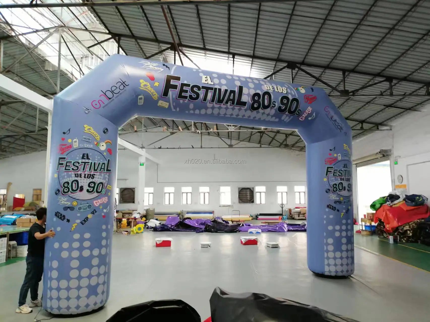 Customized Theme Inflatable Archway PVC Tarpaulin 19.5 FT