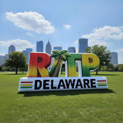 Giant Inflatable Advertising Letters for Outdoor Event Branding