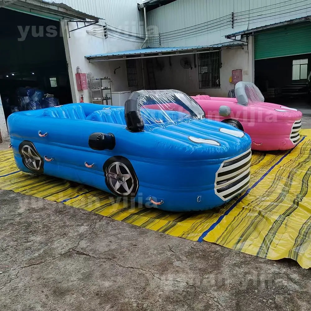 Inflatable Water Park Car Commercial PVC Pool Attraction