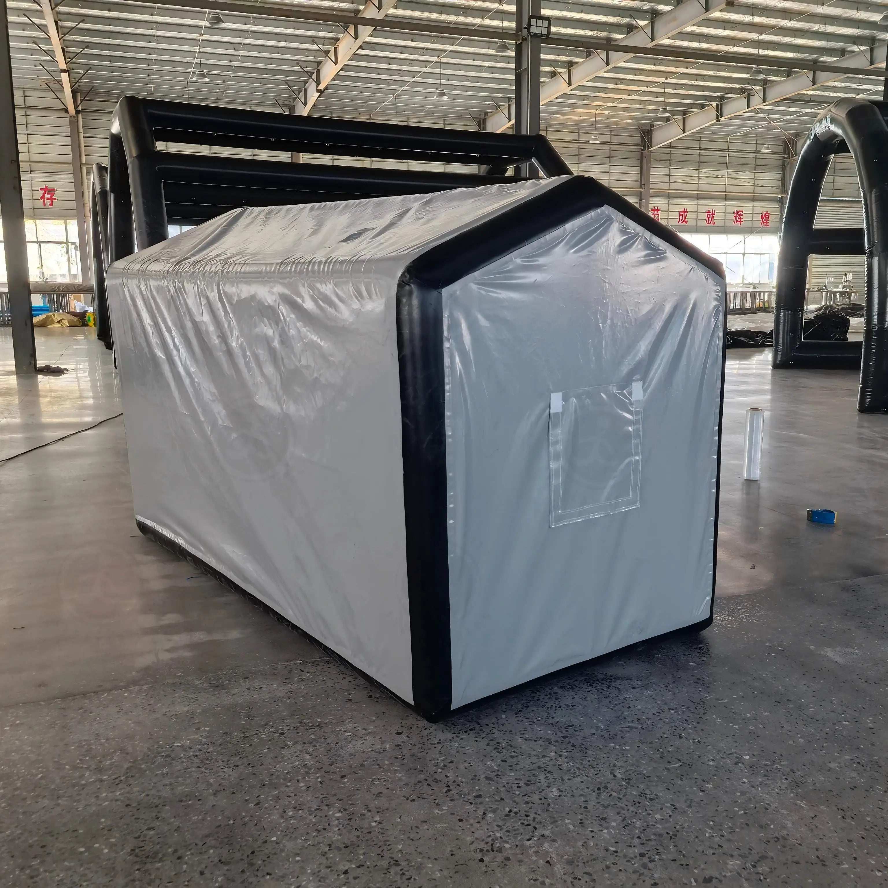 Inflatable Motorcycle Capsule Waterproof Easy Install Parking Shelter