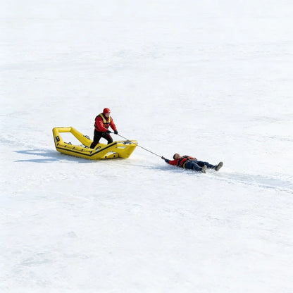 Inflatable Rescue Raft Ice Water Rapid Deployment Swiftwater