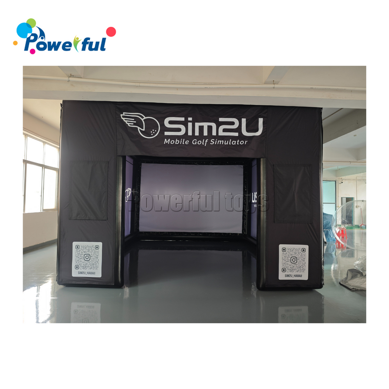 Inflatable Golf Simulator Tent for Indoor Outdoor Events