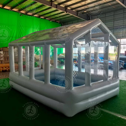 Backyard Inflatable Pool House Durable PVC Family Pool