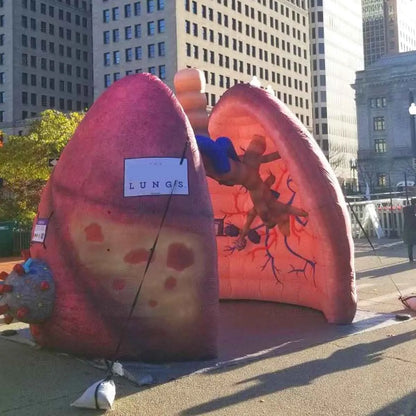 Giant Inflatable Lung Model for Medical Exhibitions