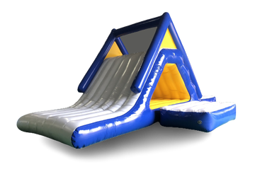 13FT Aufblasbare schwimmende Wasserrutsche & Park