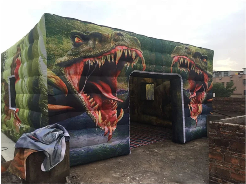 Dinosaur Print Inflatable Event Tent