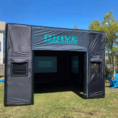 Portable Inflatable Golf Simulator Enclosure Pop Up Training Cage