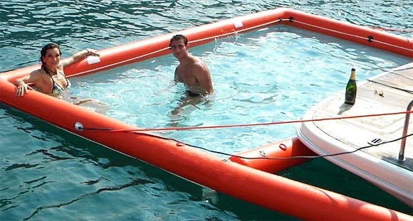 Portable Inflatable Pool with Anti-Jellyfish Net