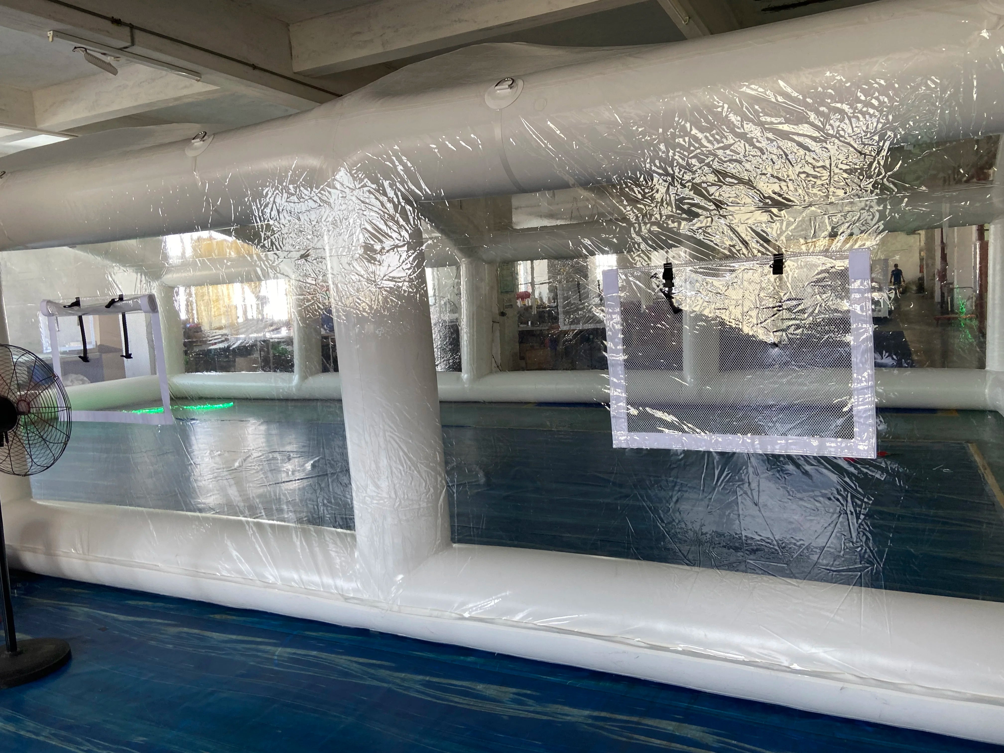 Clear Airtight Inflatable Swimming Pool Cover Tent Water Dome