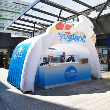 Aufblasbares Joghurt-Zelt für Event-Werbung