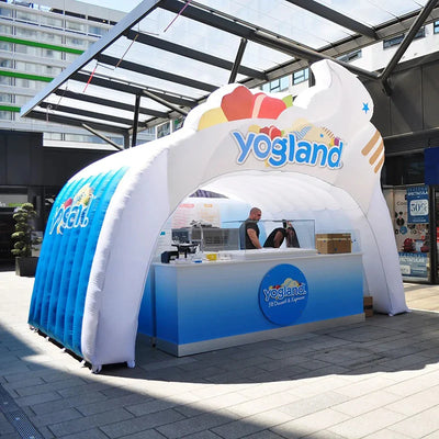 Aufblasbares Joghurt-Zelt für Event-Werbung