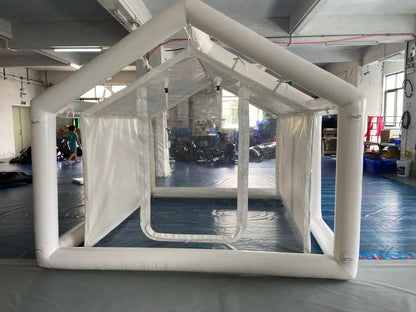 Inflatable Dome Camp Tent Waterproof PVC Tarpaulin 10 FT