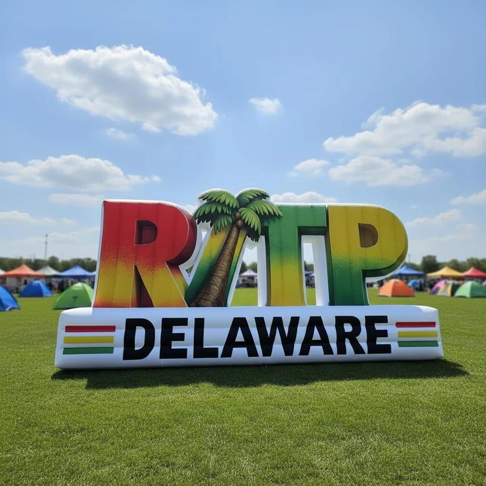 Giant Inflatable Advertising Letters for Outdoor Event Branding