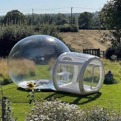 Transparentes aufblasbares Blasenhaus für Outdoor-Camping