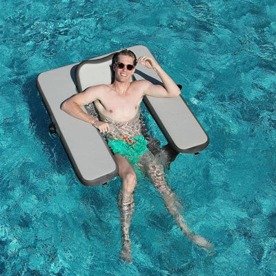 Sillón flotante inflable portátil