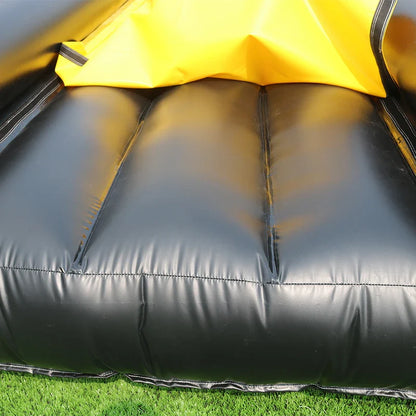 Yellow Black Inflatable Slip N Slide Water Slide