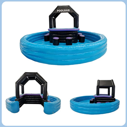 Commercial Inflatable Pool Bar 500kg Capacity Outdoor Entertainment
