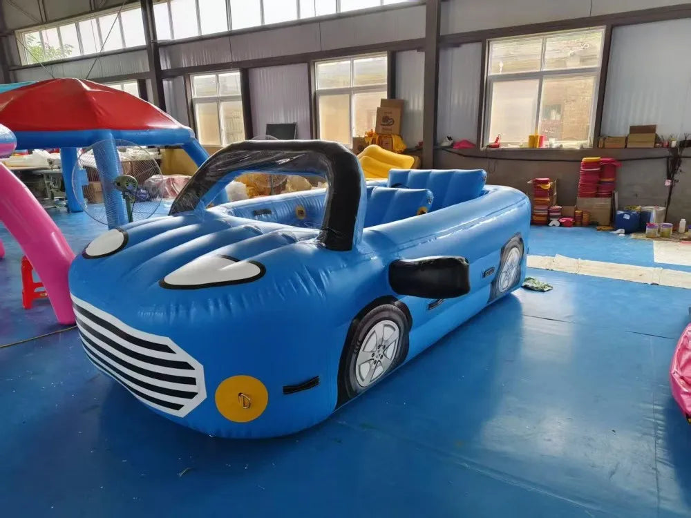 Inflatable Water Park Car Commercial PVC Pool Attraction