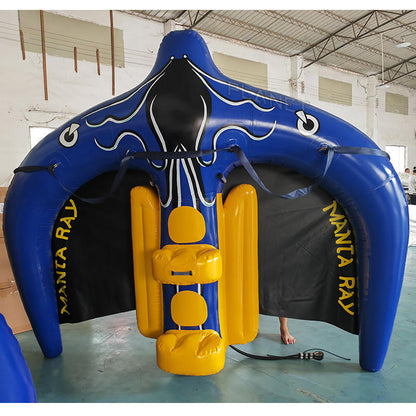 Towable Flying Manta Inflatable Tube for Water Sports
