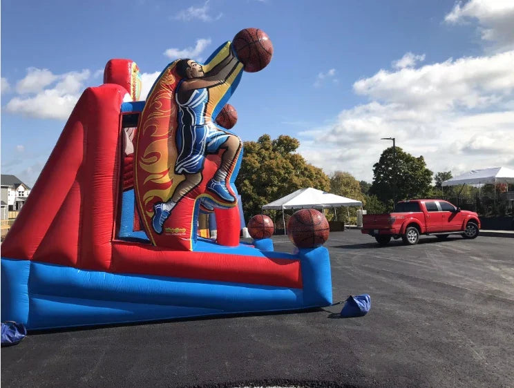Inflatable Basketball Game Hoop Mania for Parties