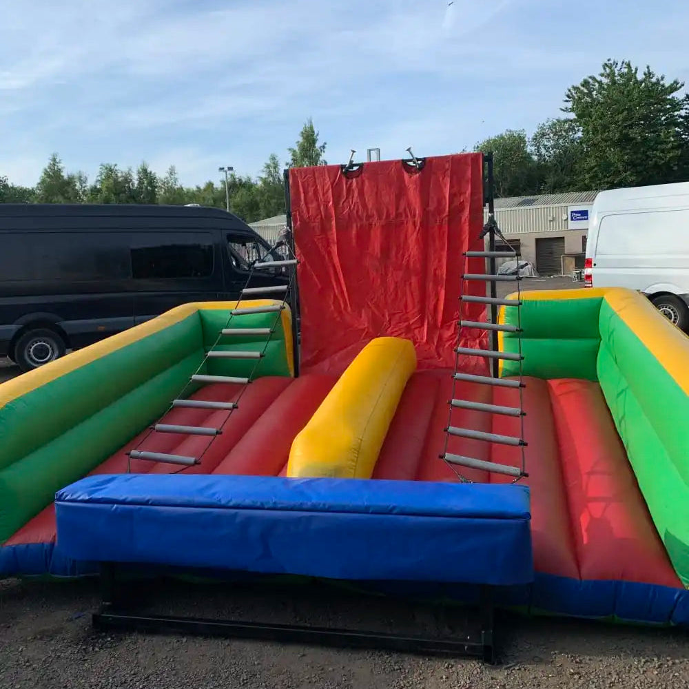 Inflatable Ladder Climbing Game Interactive Customizable Challenge