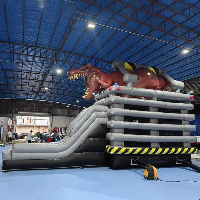 Giant Inflatable Bounce House Water Slide