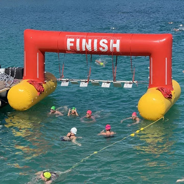 Aufblasbarer Start-Ziel-Bogen für Wasserrennen