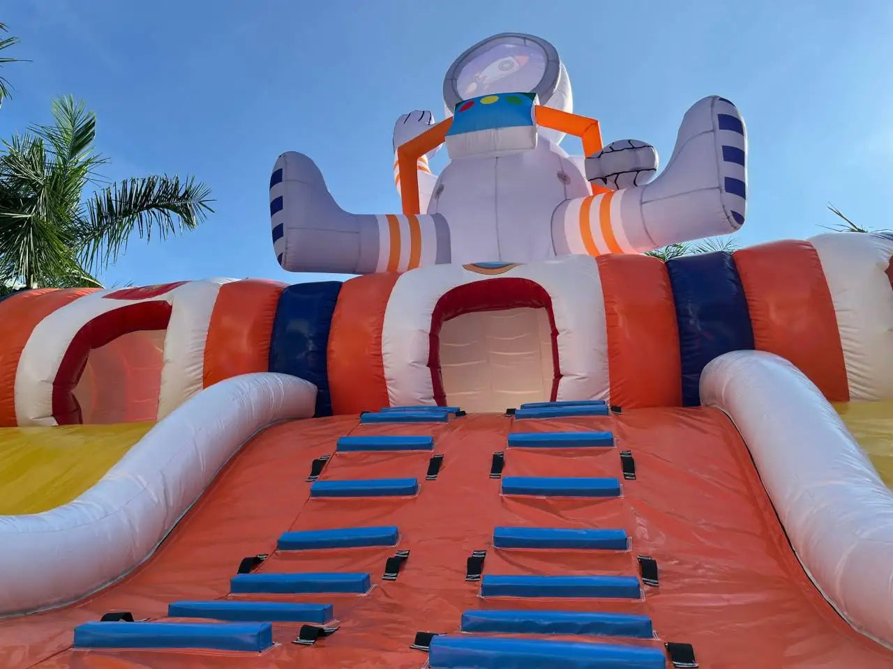 Inflatable Space Themed Obstacle Slide Combo 39.5 FT