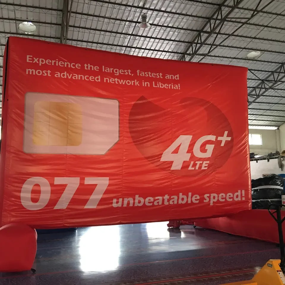 Custom Inflatable Advertising Billboard Easy Setup