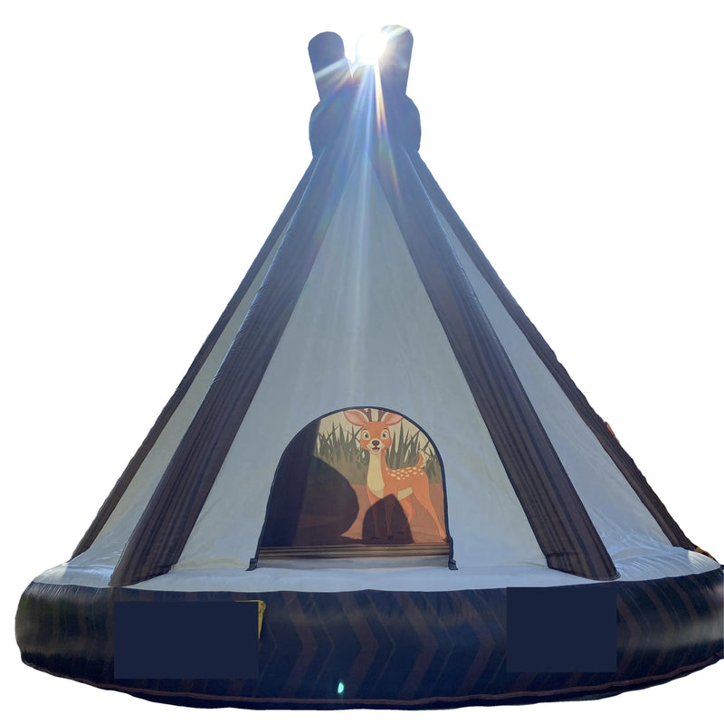 Inflatable Trampoline Triangle Tent Jumping House 13 FT Kids