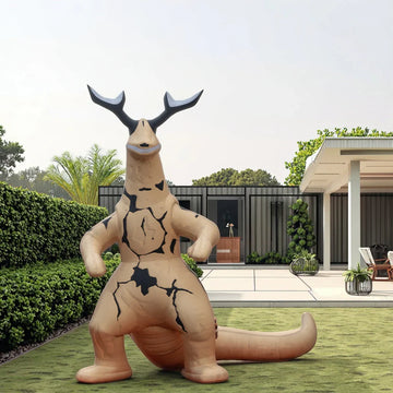 Canguro Hinchable Musculoso Gigante para Eventos