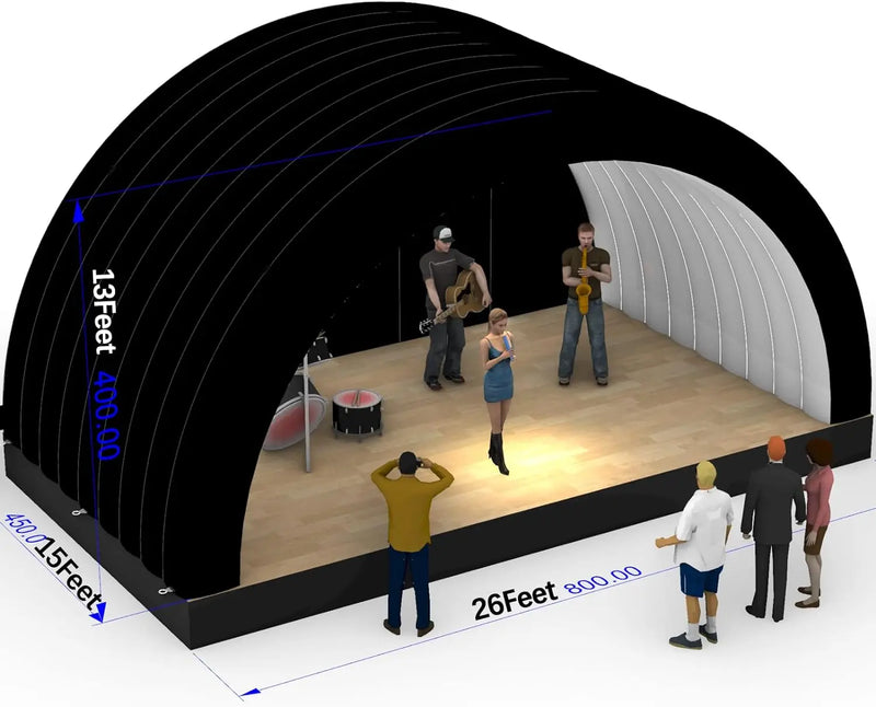 Inflatable Stage Platform Portable Easy Setup Festivals