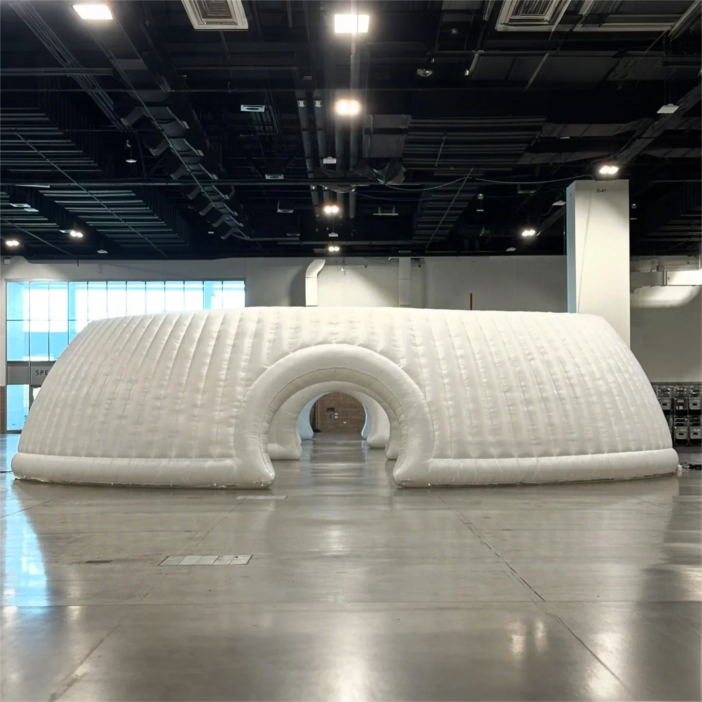 Portable Inflatable Tent with LED Light Indoor Office Pod
