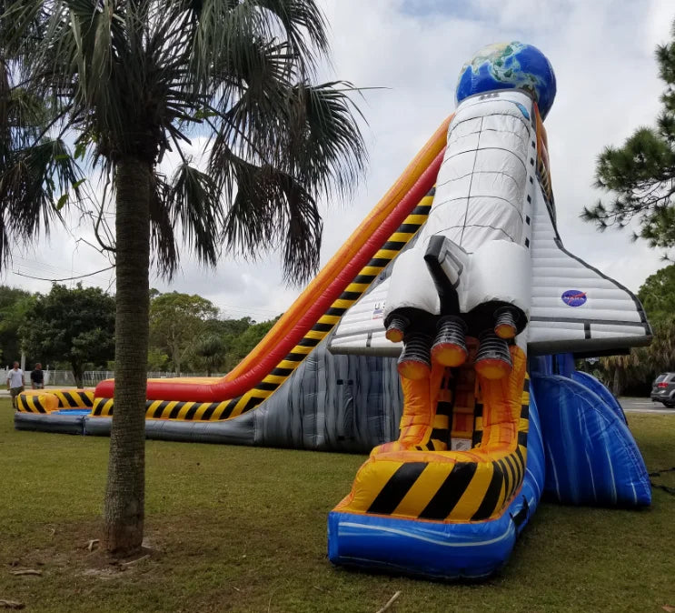 Inflatable Space Rocket Water Slide Fun | Got Inflatables