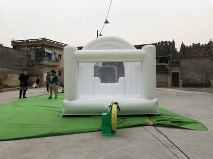 Mini White Rainbow Bounce House Fun