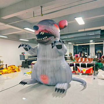 Giant Inflatable Rat Mouse With Blower