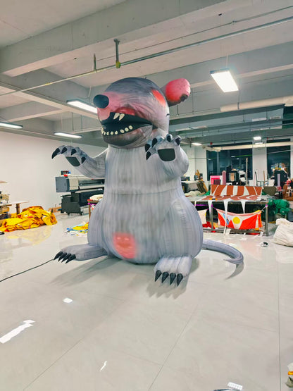 Giant Inflatable Rat Mouse With Blower