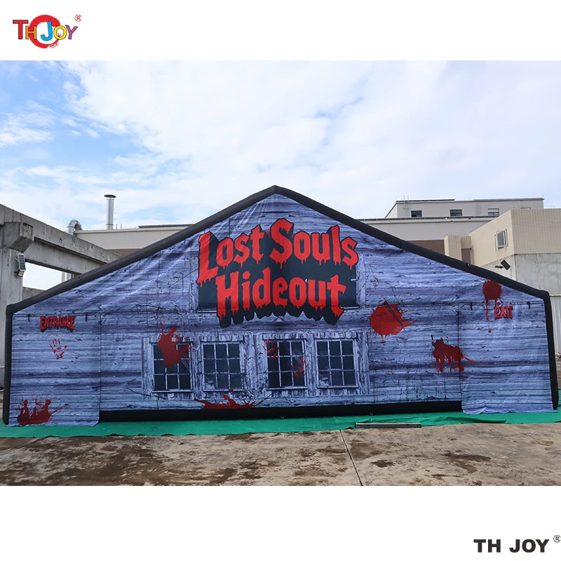 Commercial Inflatable Halloween Maze Haunted House Labyrinth Attraction