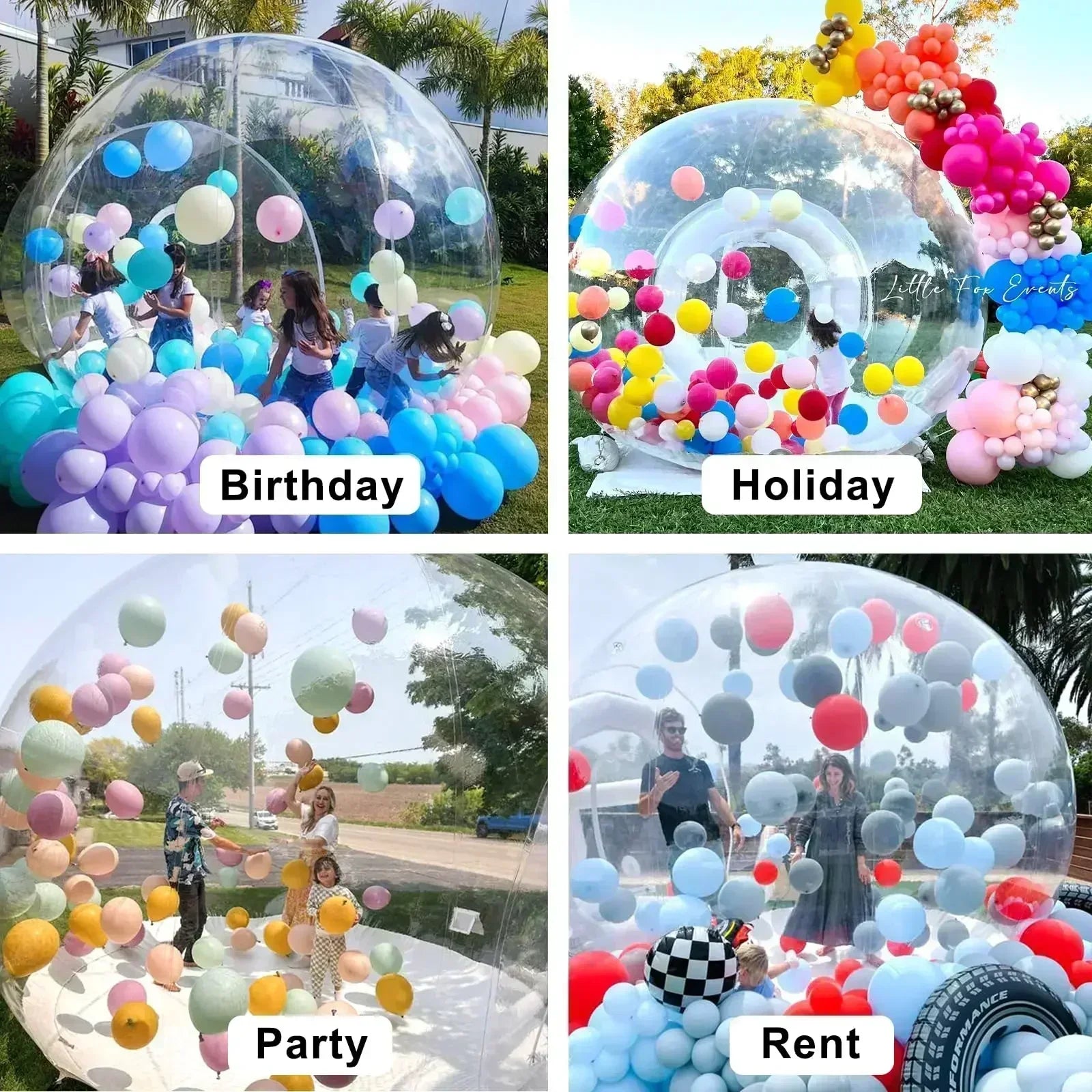 Transparent Inflatable Bubble House with Pump