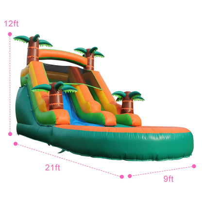 Inflatable Water Double Slide for Kids