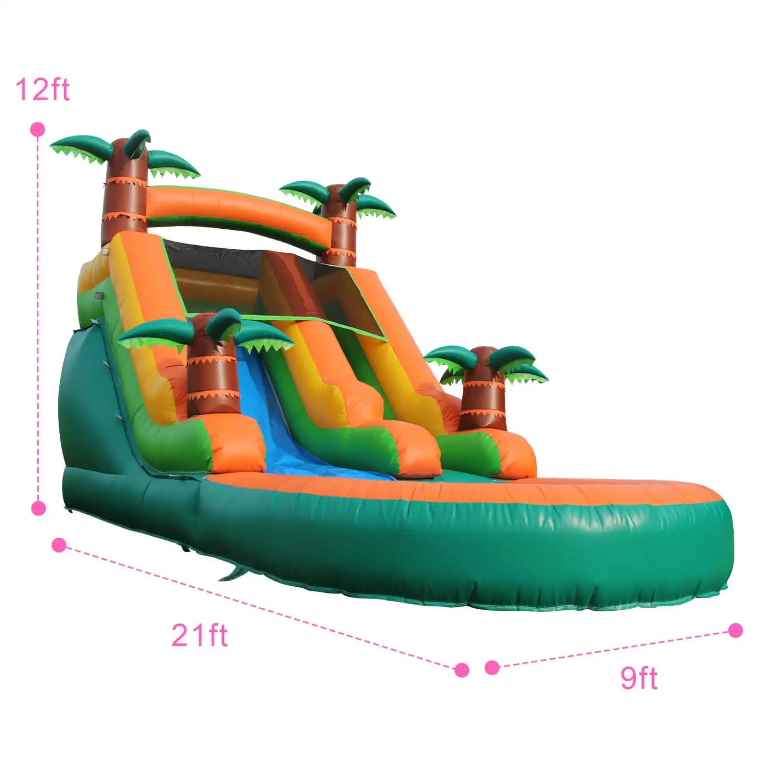 Inflatable Water Double Slide for Kids